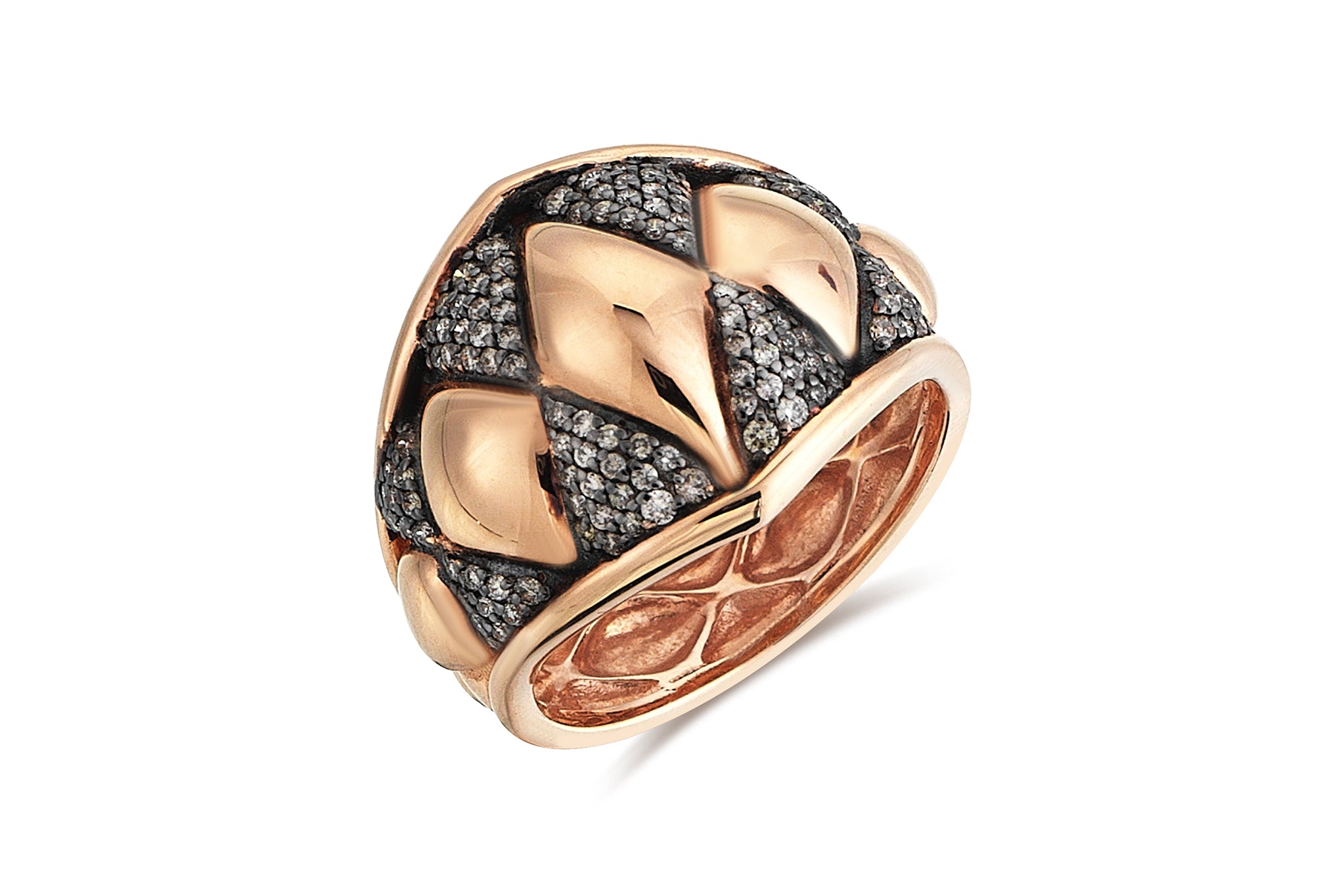 Bold Cognac Ring