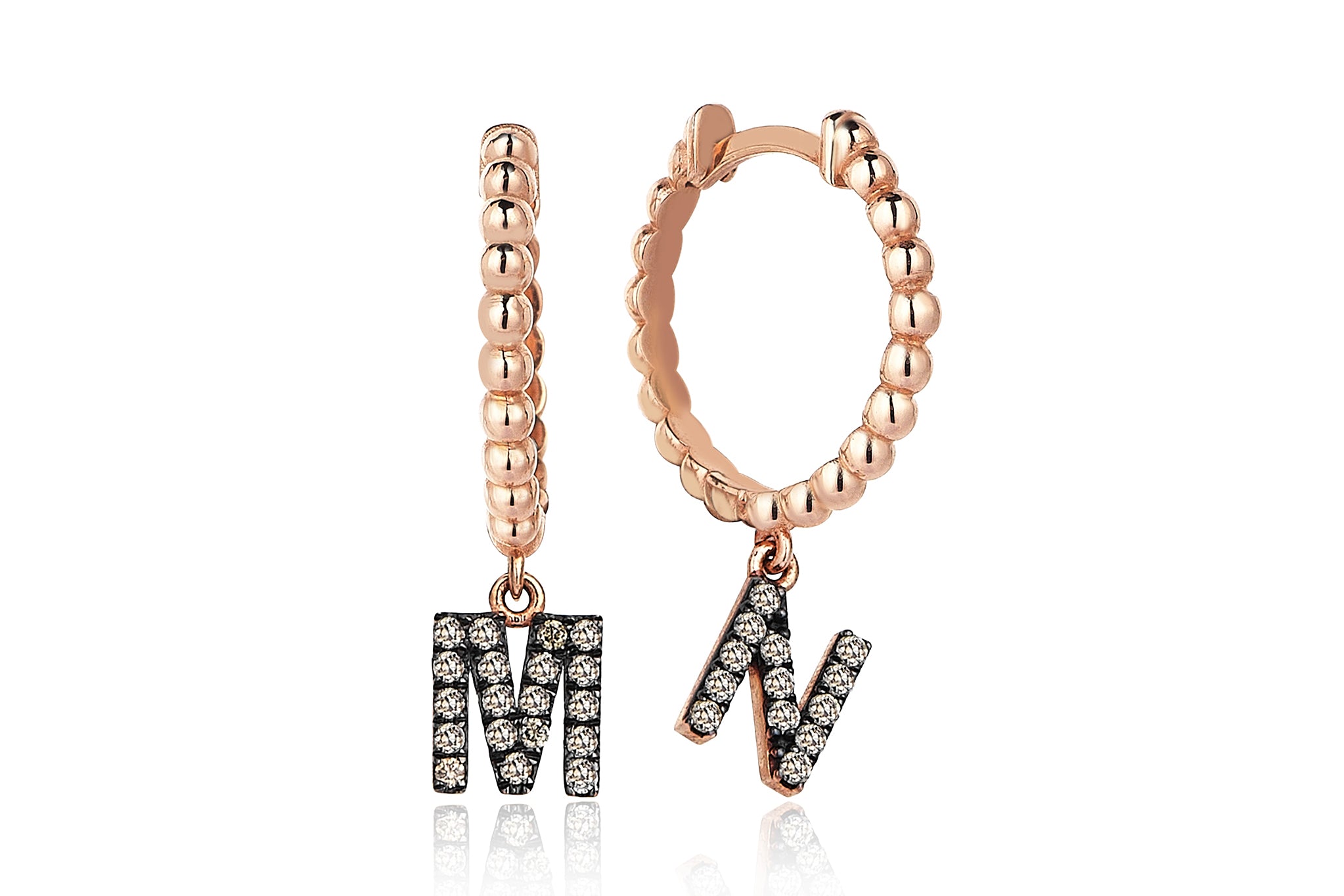 Harf Pırlanta Küpe