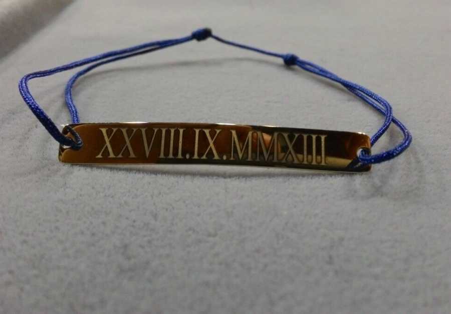 Roma Rakamlı İpli Bileklik