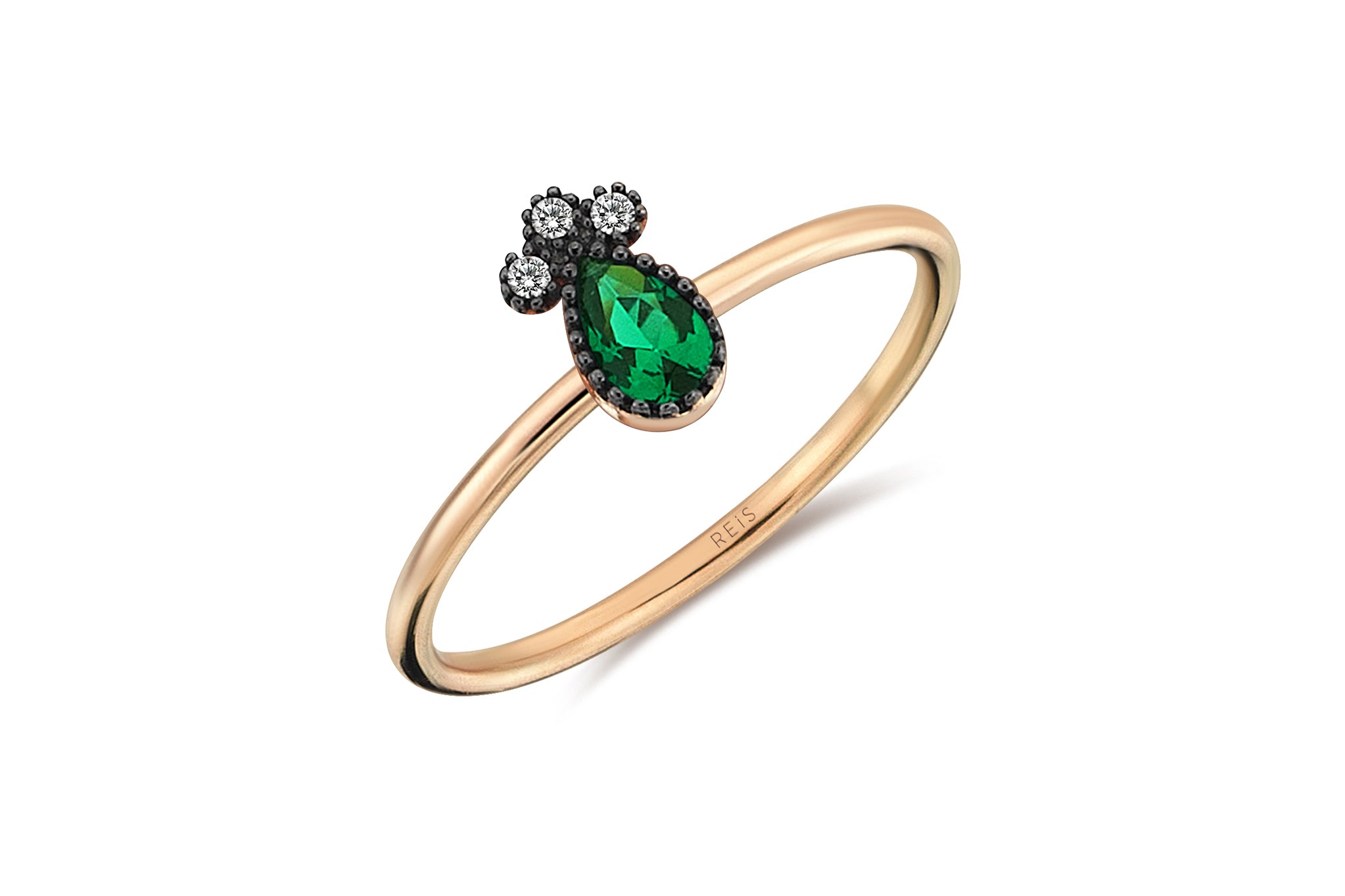 Damla Zümrüt Yüzük