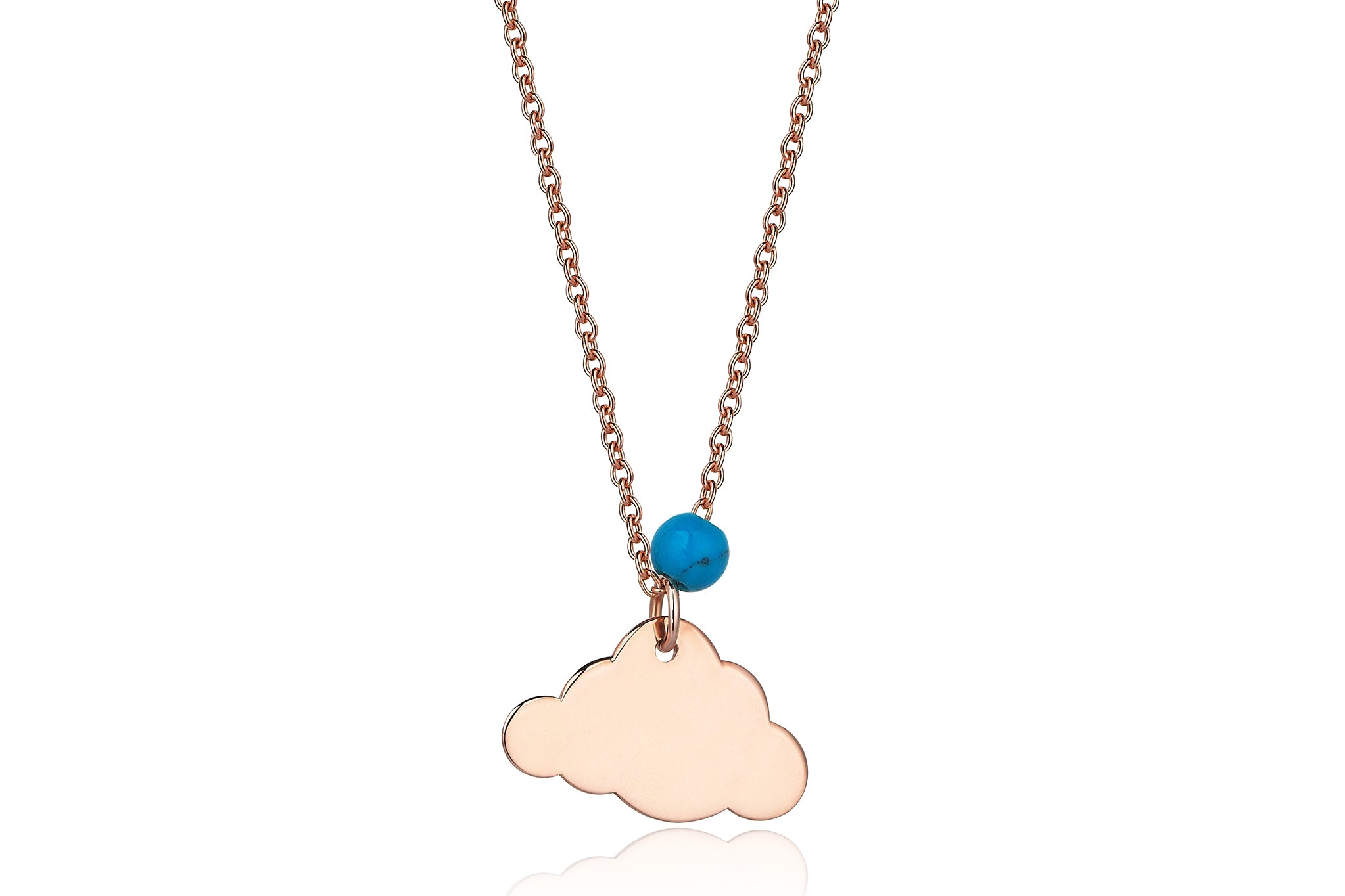 Firuze Taşlı Bulut Kolye