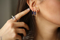Safir Line Earrings