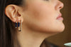 Safir Line Earrings
