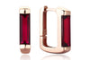 Yakut Line Earrings
