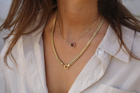 Heart Ruby Kolye