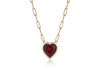 Heart Ruby Kolye