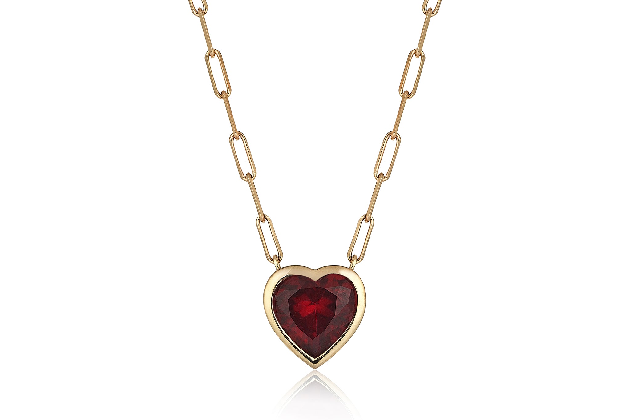 Heart Ruby Kolye