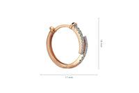 Claw White Earrings