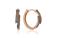 Claw Brown Earrings