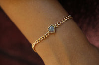 Heart Chain Brown