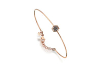 Hexa Brown Bangle