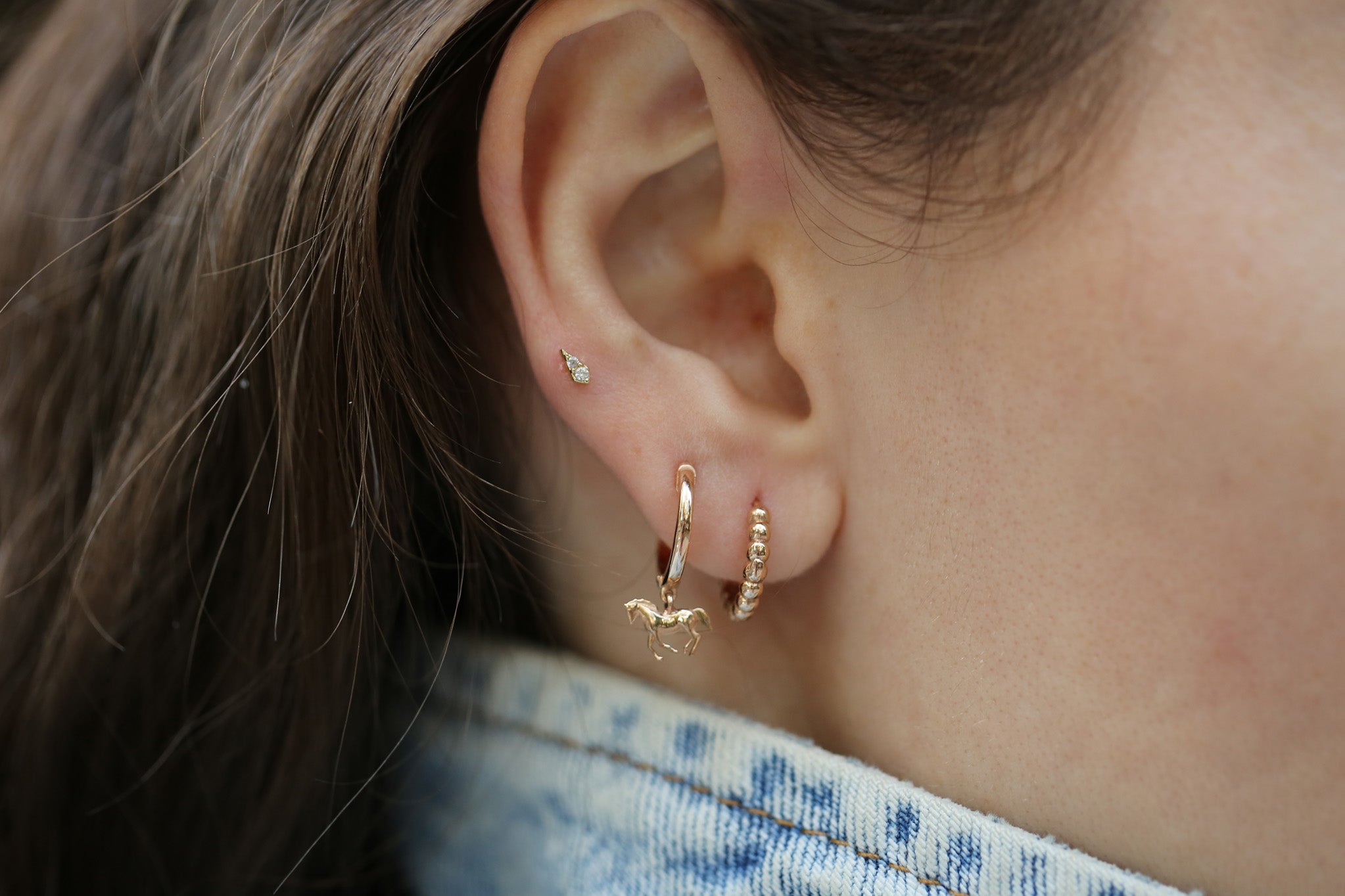 Bold Pilot Halka Küpe