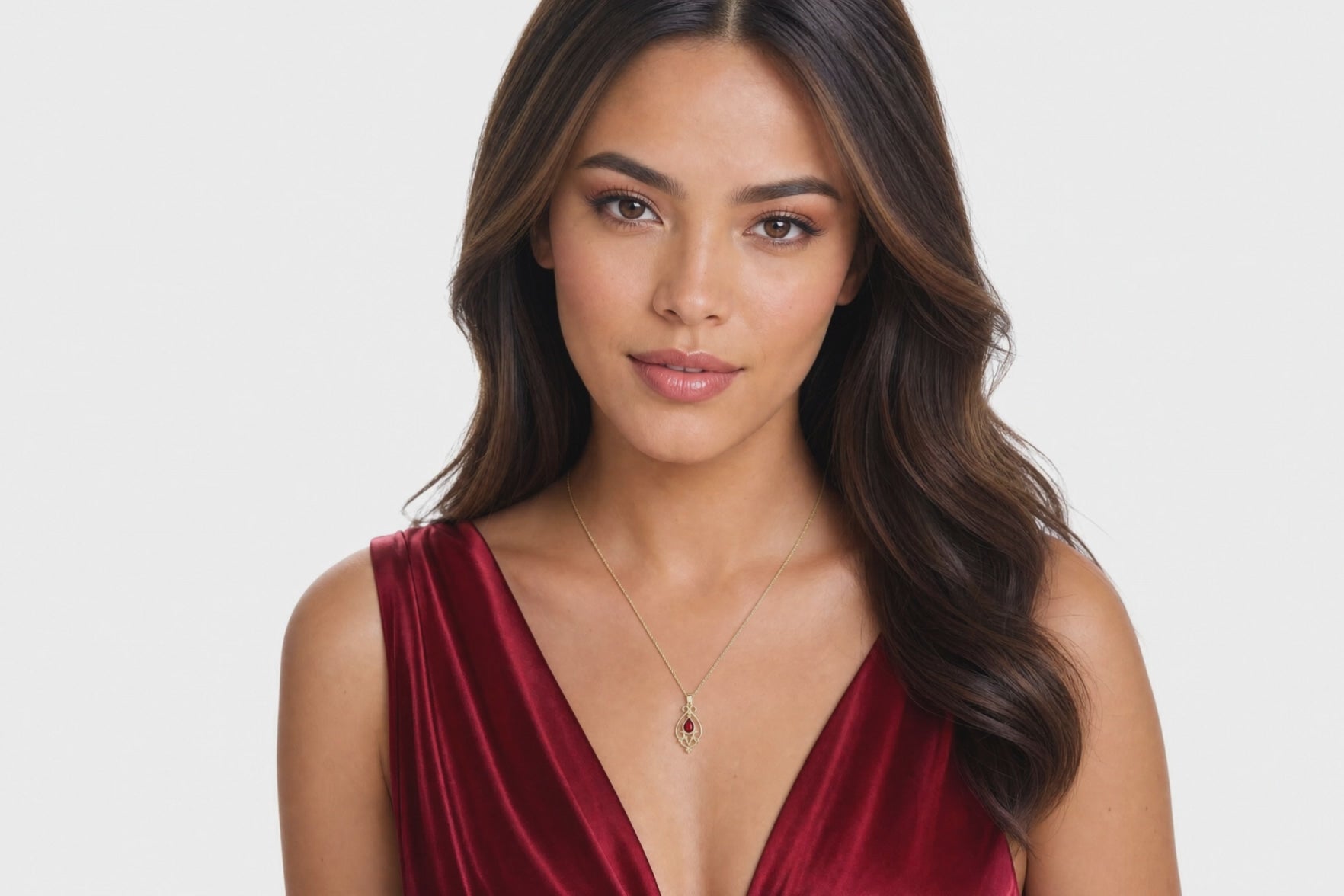 Poem Garnet Necklace