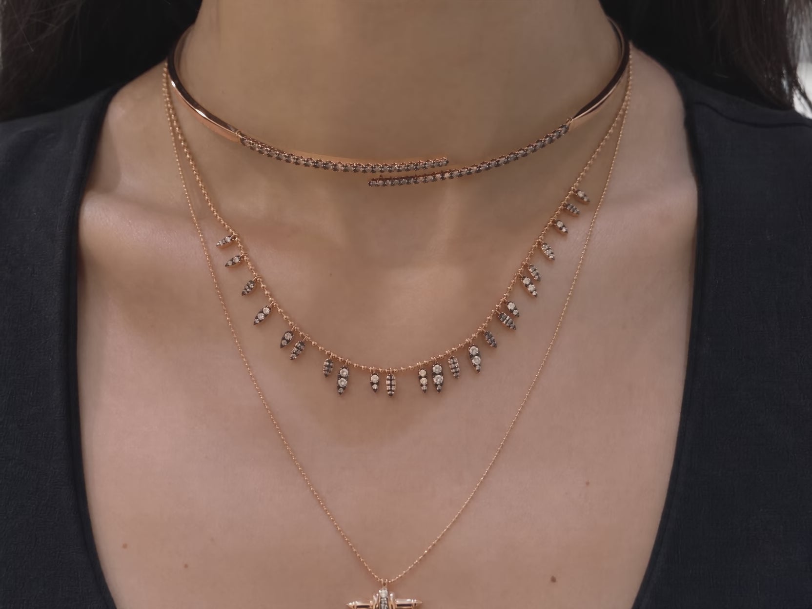 Claw Brown Choker