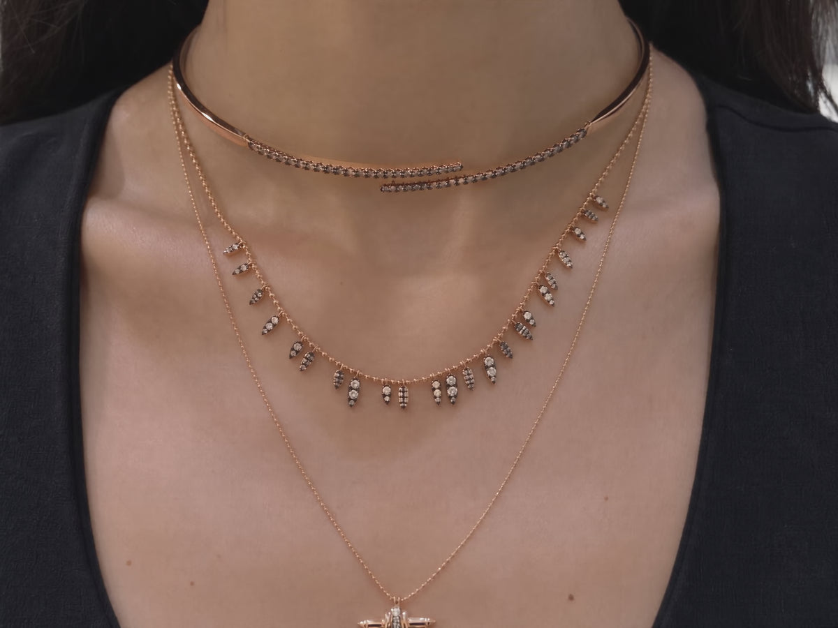 Claw Brown Choker