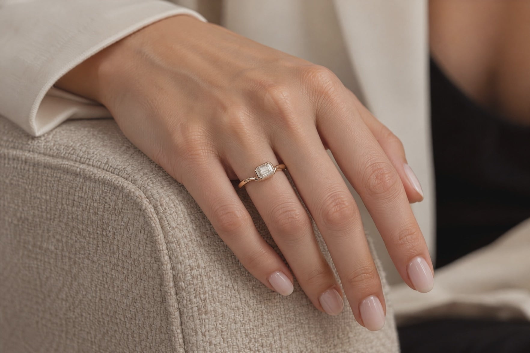 Baguette Wave Ring