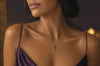 Romantic Ribbon Amethyst Necklace