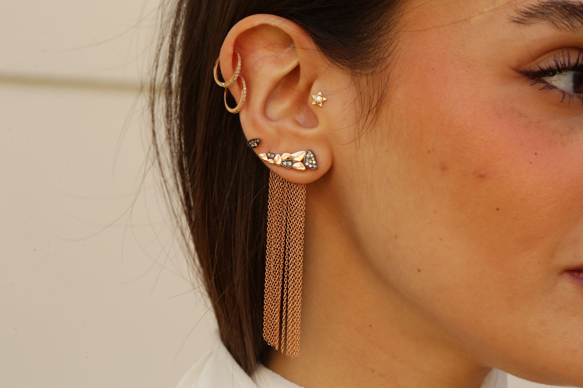 Path and Track Earrings
