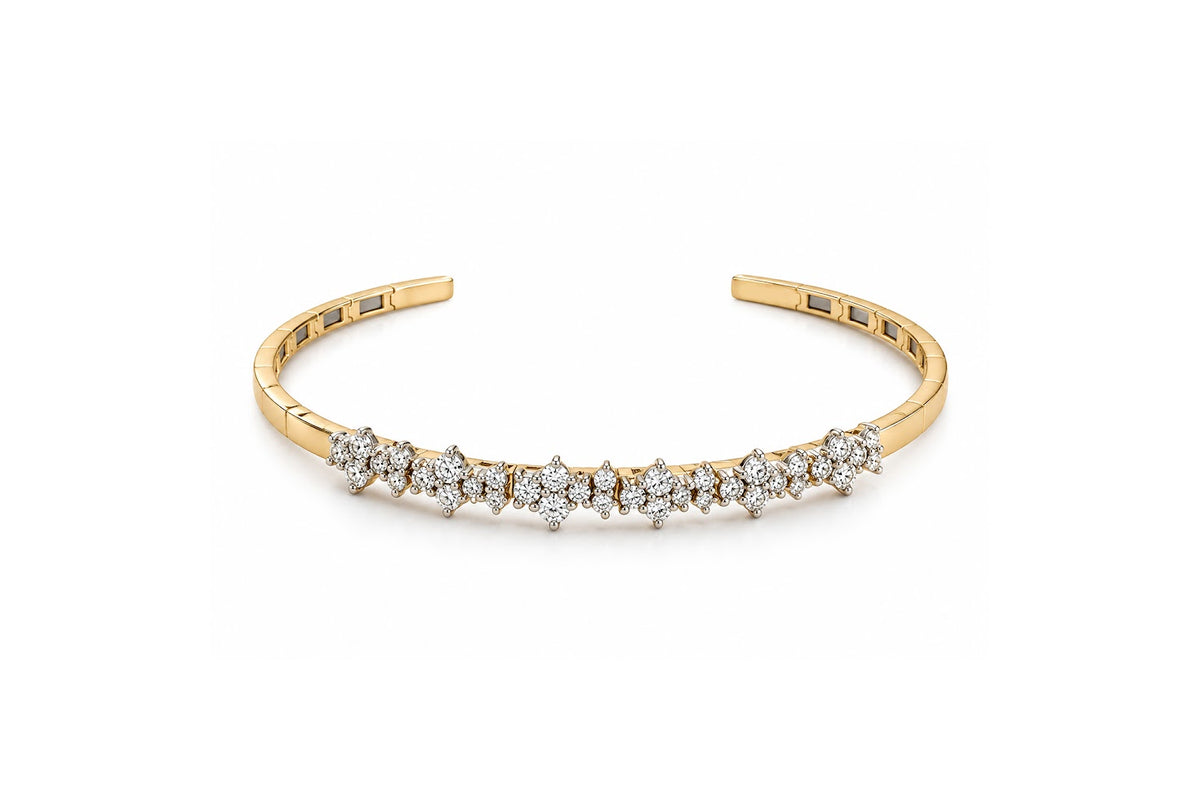 Queen Diamond Cuff Bracelet