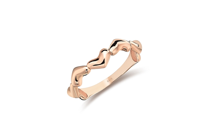 REİS - Fully Peanut Heart Ring (1)